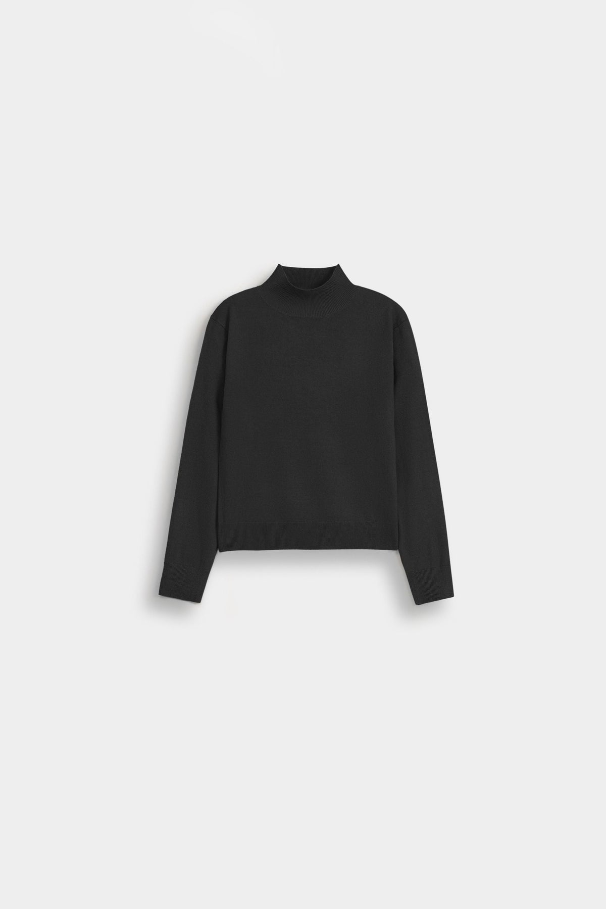 Cropped Long-Sleeve Button-Up Cardigan